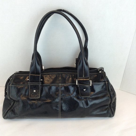 Arnold Churgin Black Leather Purse